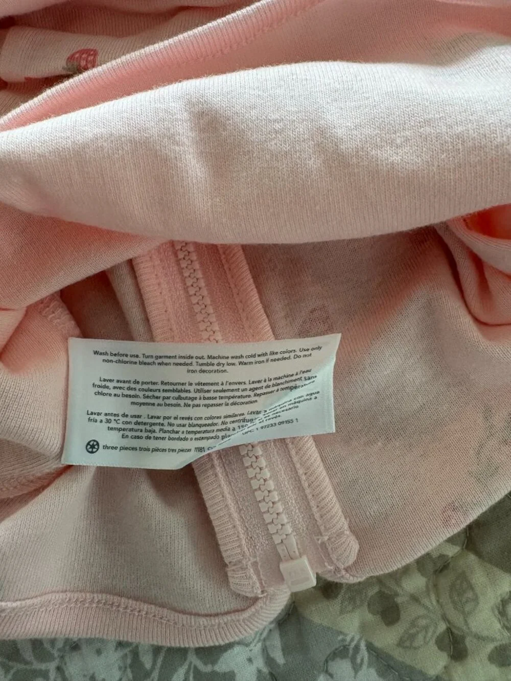 Carter's Child of Mine Baby Girl Strawberry Cardigan Outfit Set, Size 6-9 Months